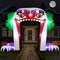 Giant 10 FT Halloween Inflatables Clown Archway Outdoor Decorations,(Purple)